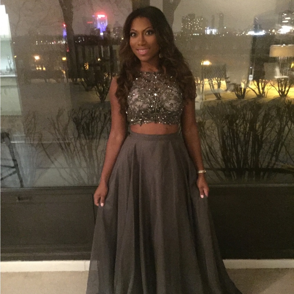 Gigi Couture Two Piece Evening Gown